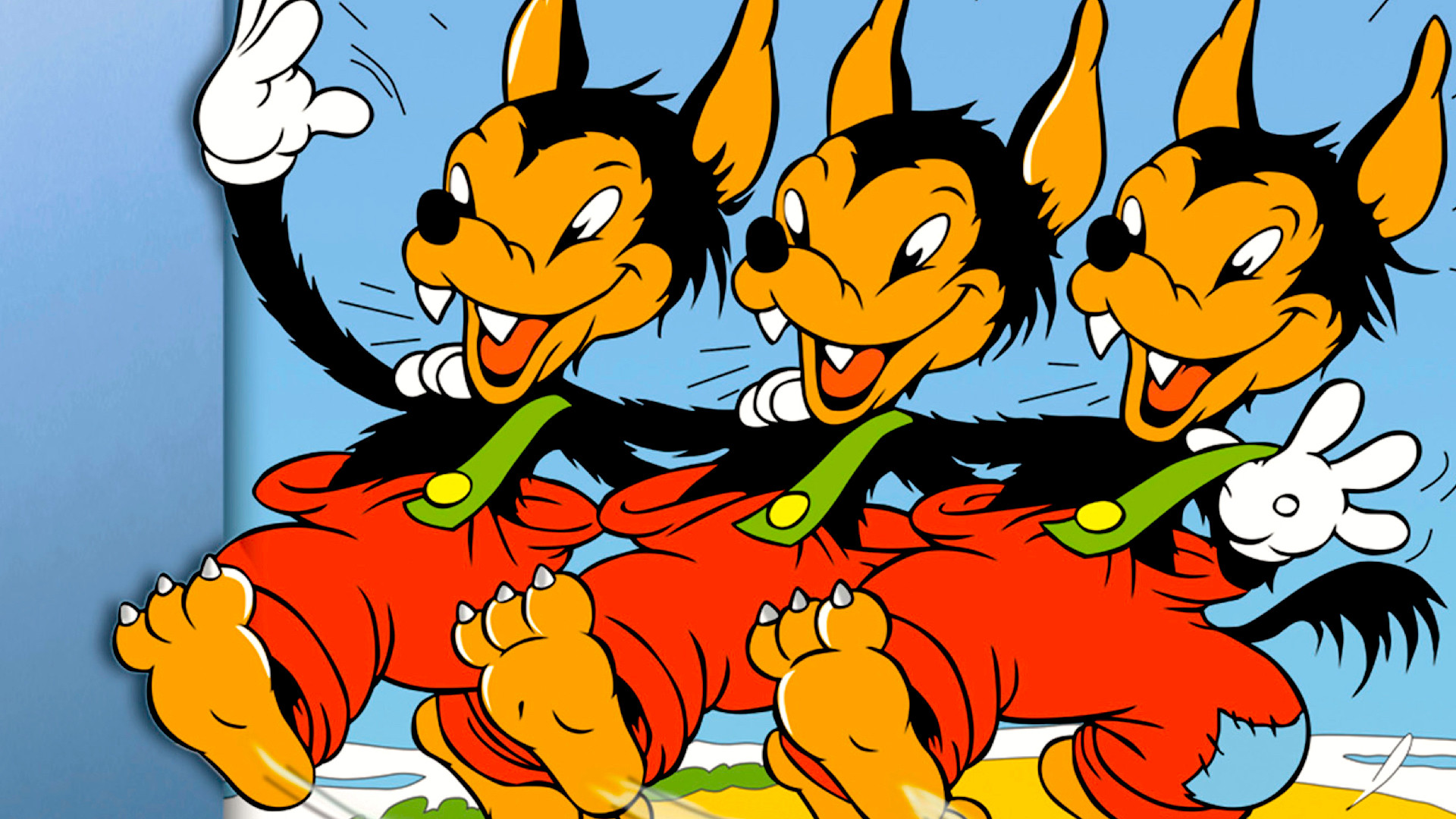 Three Little Wolves Background