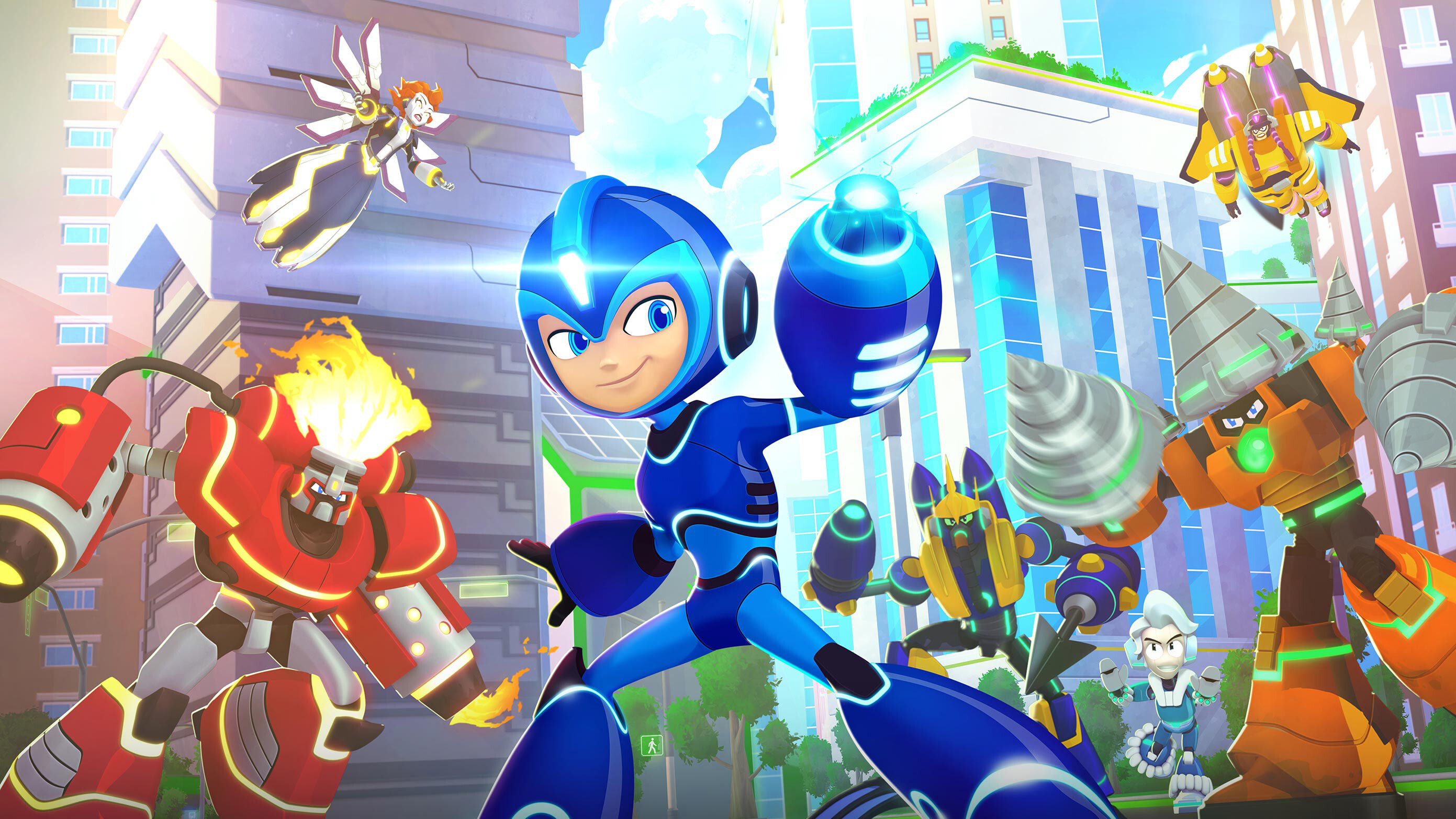 Mega Man: Fully Charged Background