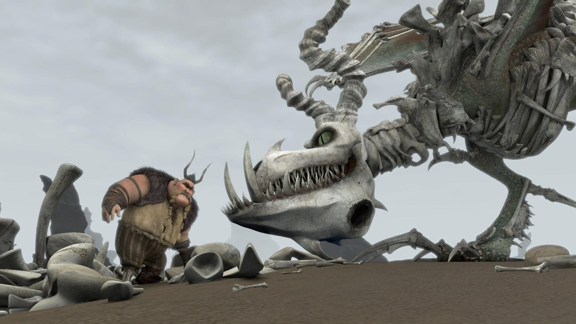 Legend of the BoneKnapper Dragon Background