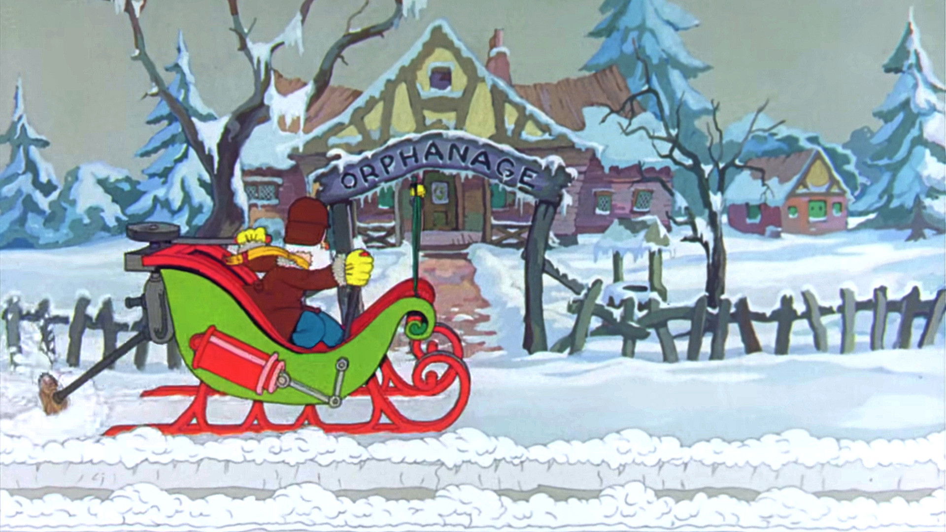 Christmas Comes But Once a Year Background