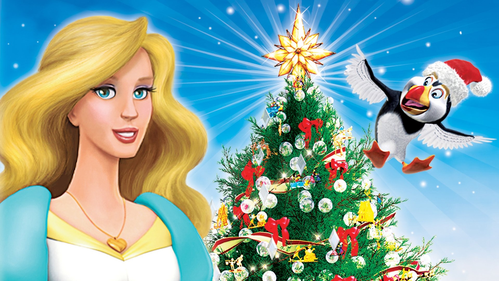 The Swan Princess Christmas Background