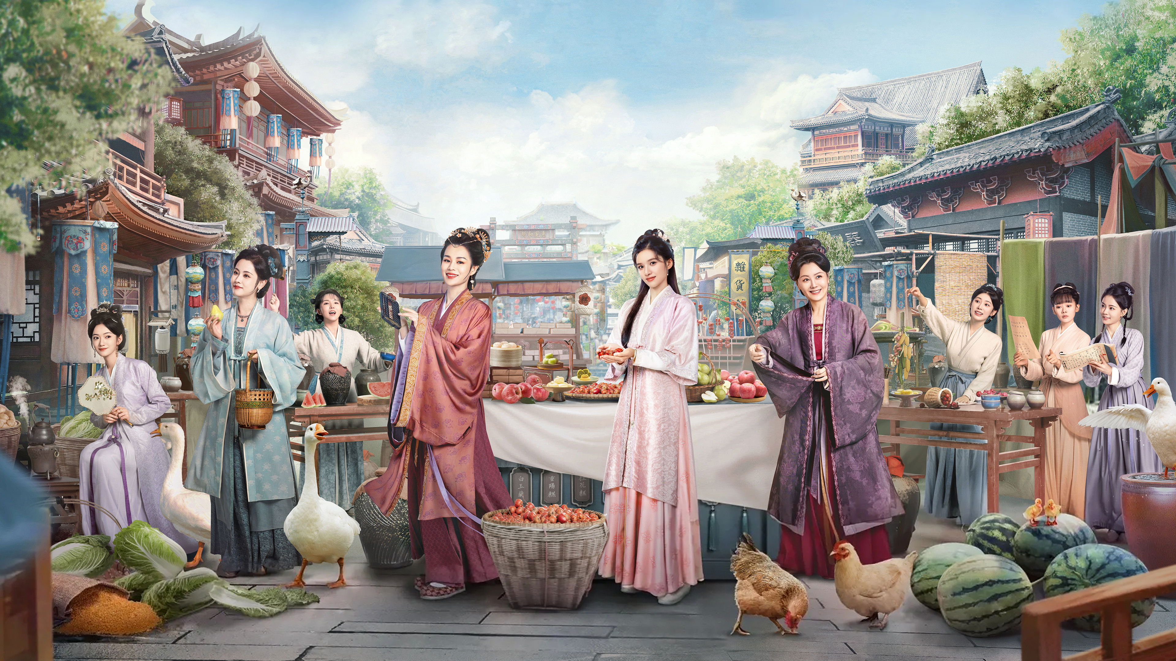 Blossoms in Adversity Background