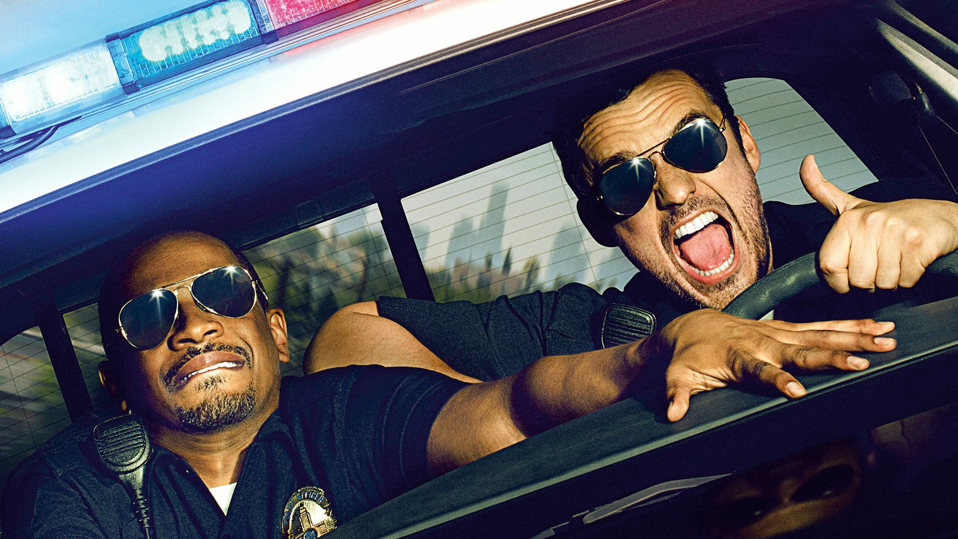 Let's Be Cops Background