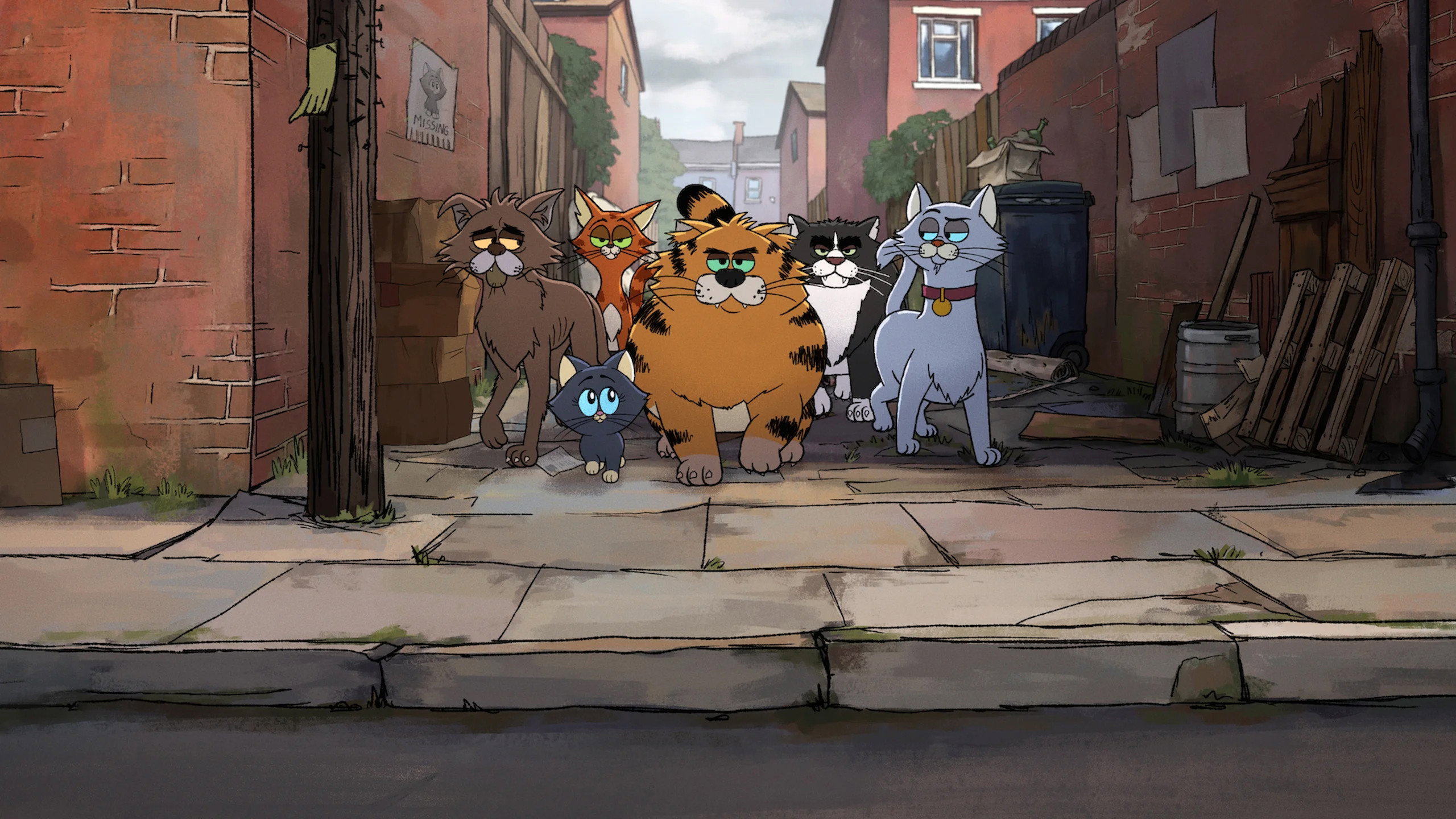 Ricky Gervais Alley Cats Background