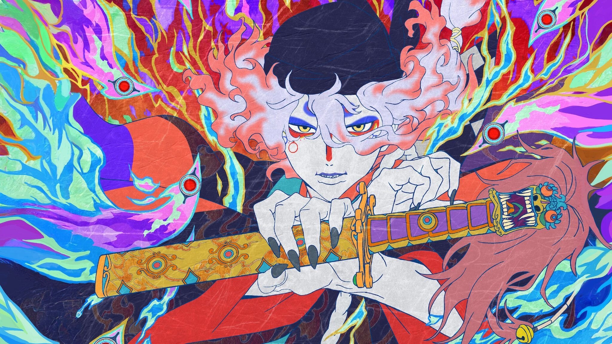 Mononoke the Movie: Chapter II - The Ashes of Rage Background