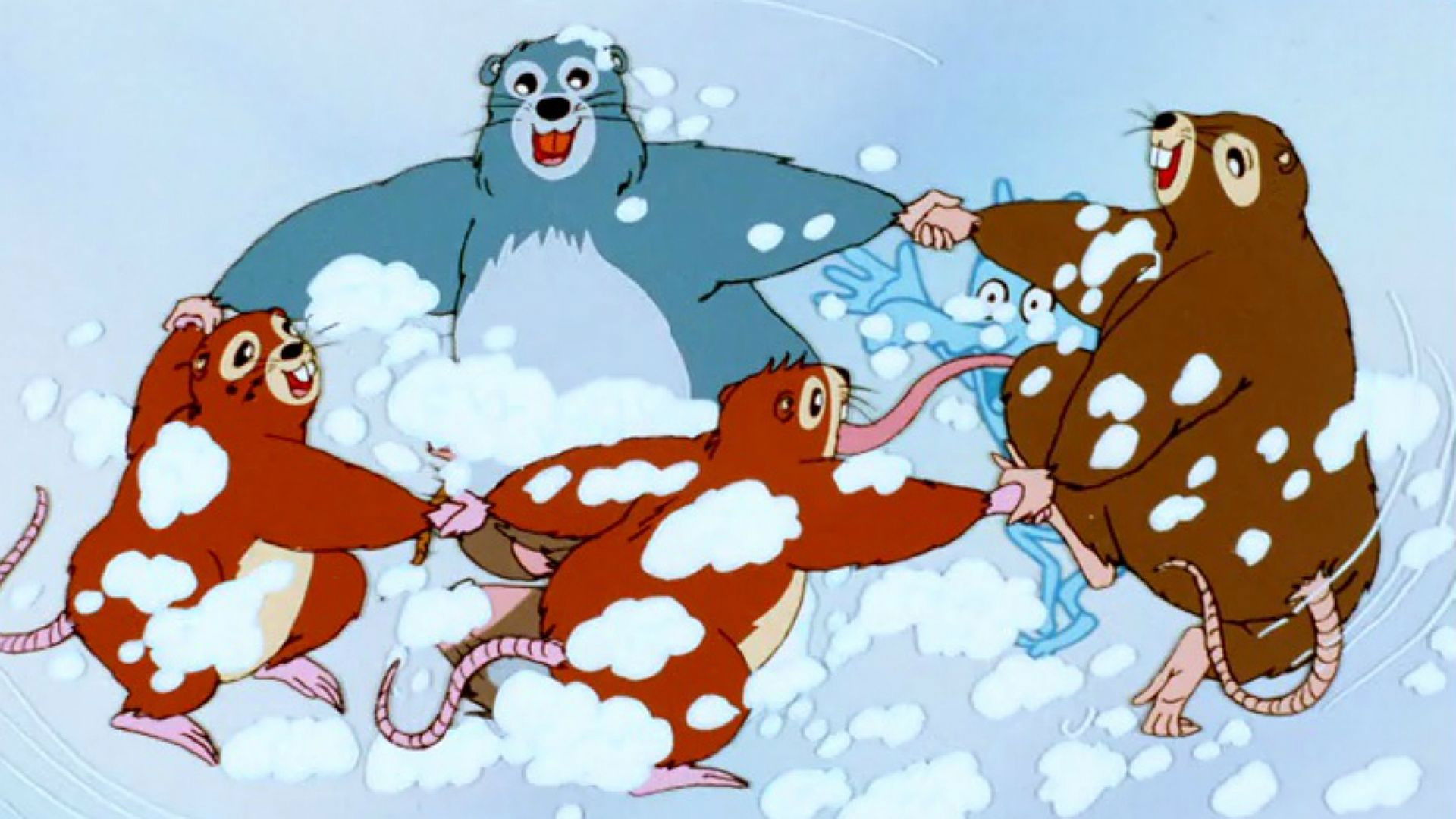 Zima w Wiklinowej Zatoce Background