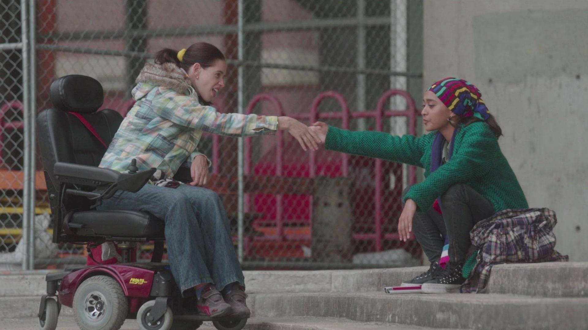 Margarita with a Straw Background
