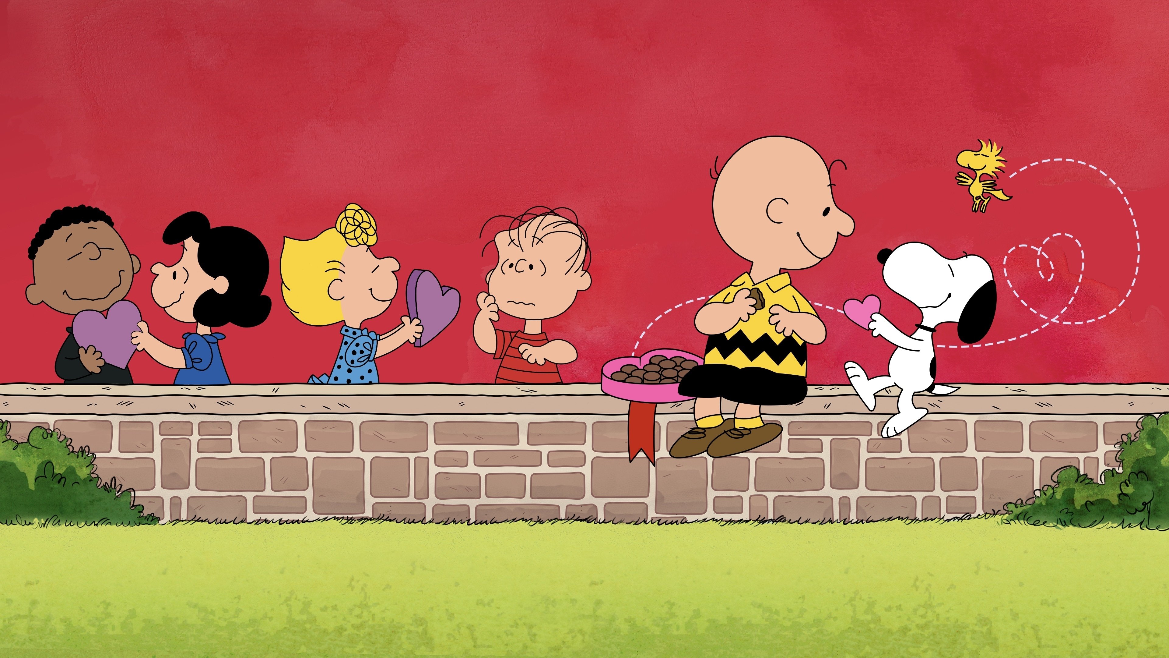 Be My Valentine, Charlie Brown Background