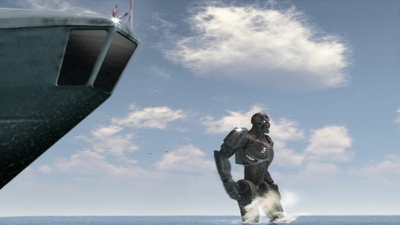 Mega Shark vs. Kolossus Background