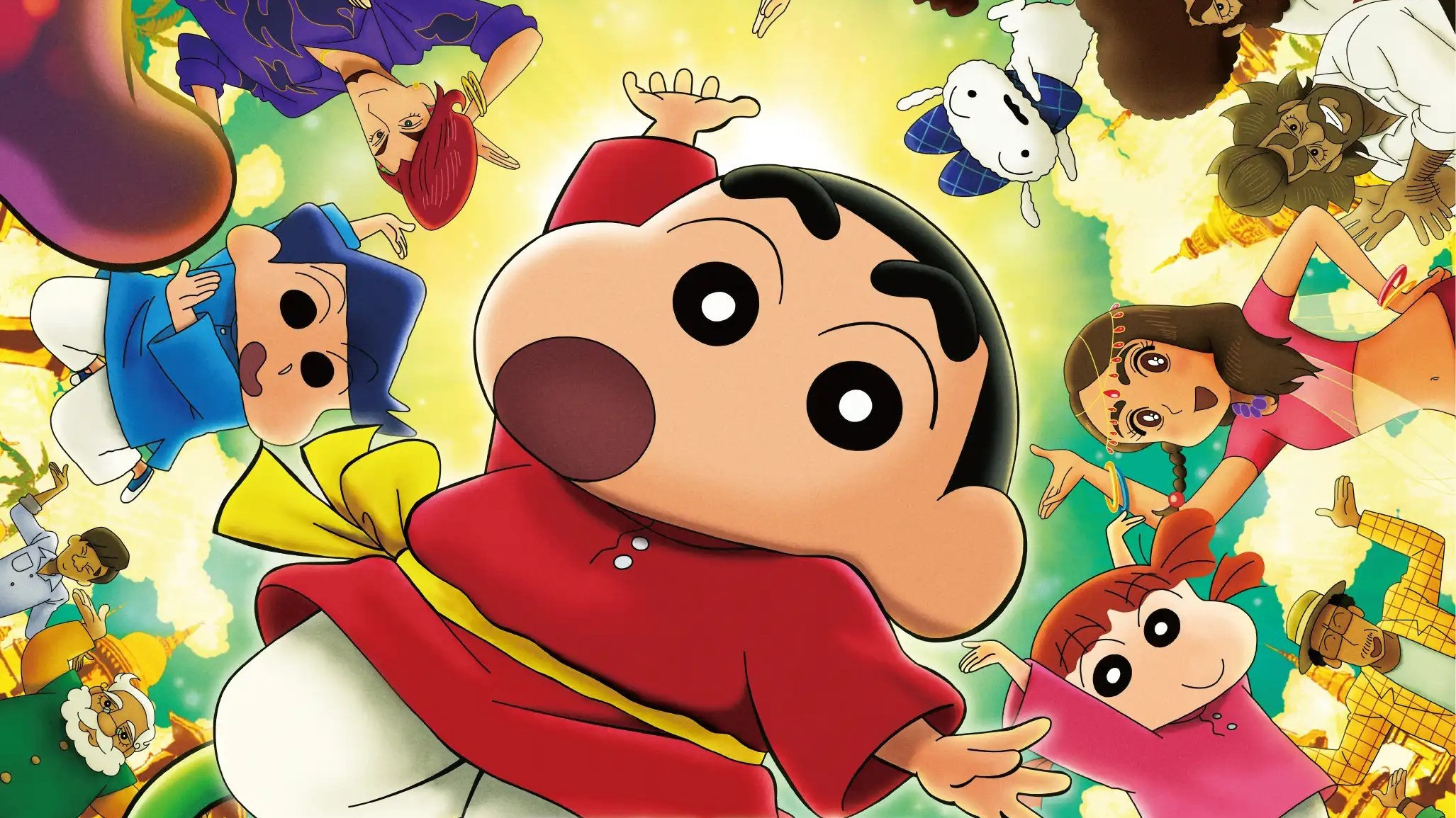 Crayon Shin-chan the Movie: Super Hot! The Spicy Kasukabe Dancers Background