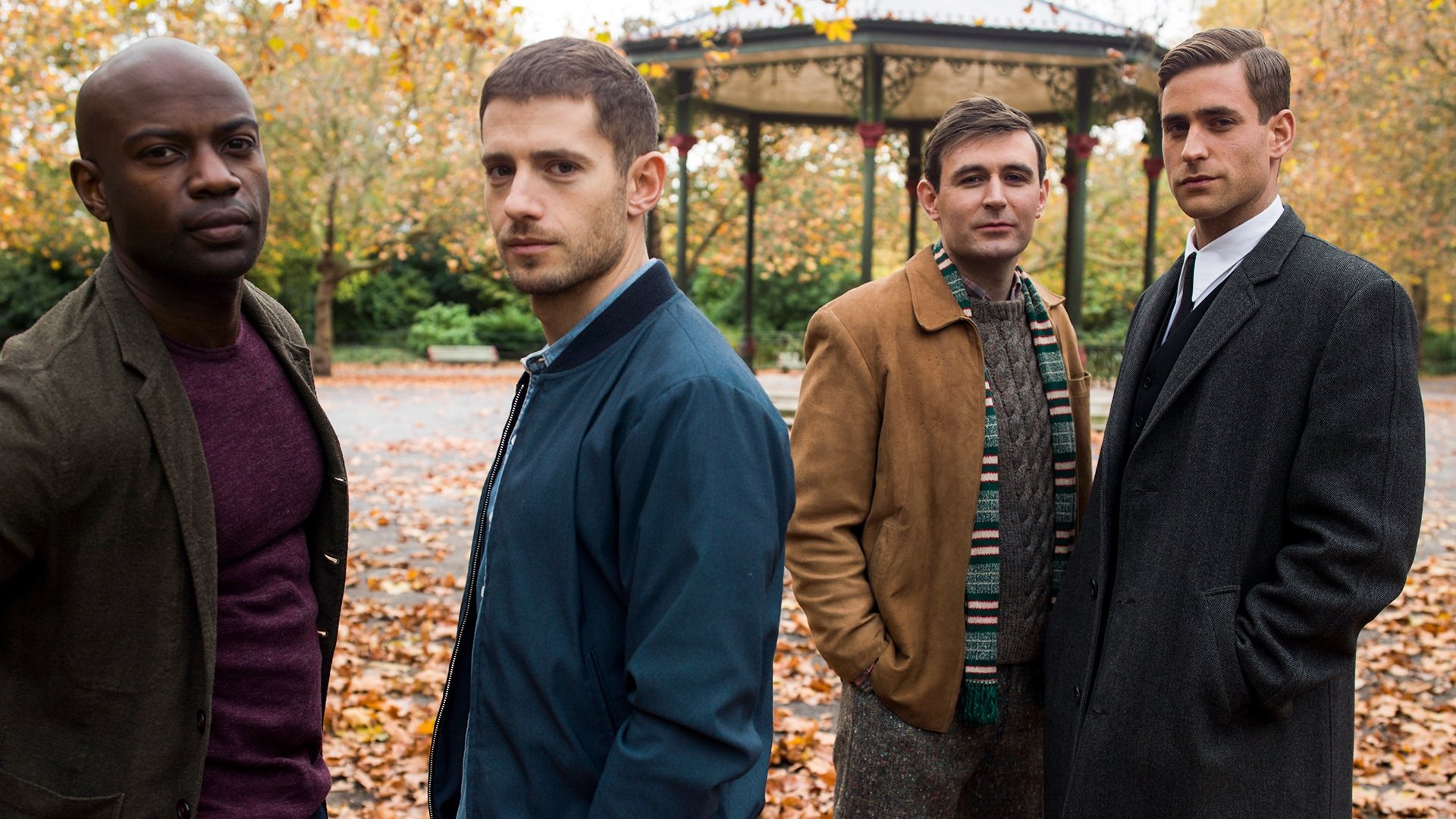 Man in an Orange Shirt Background