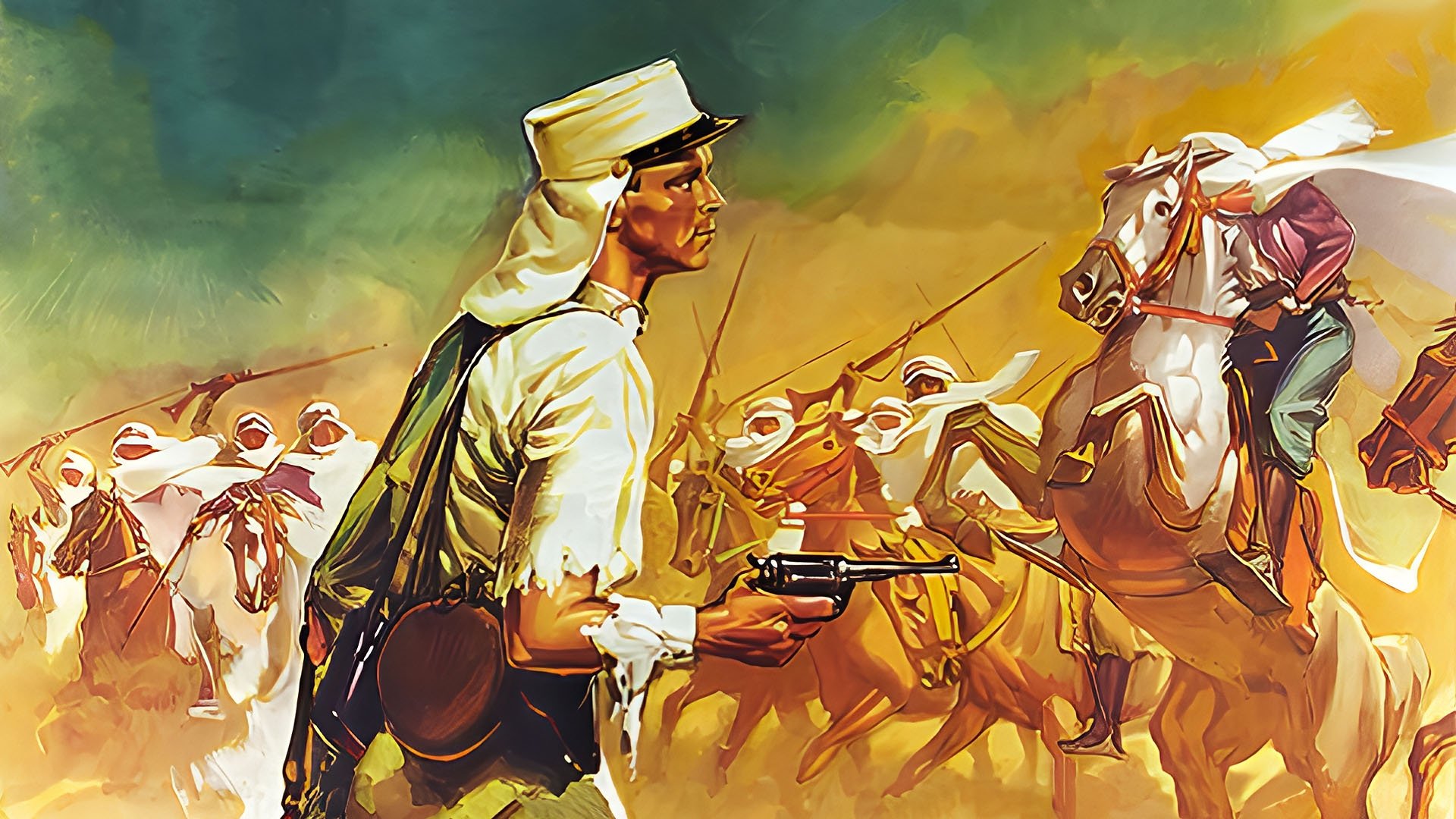 Ten Tall Men Background