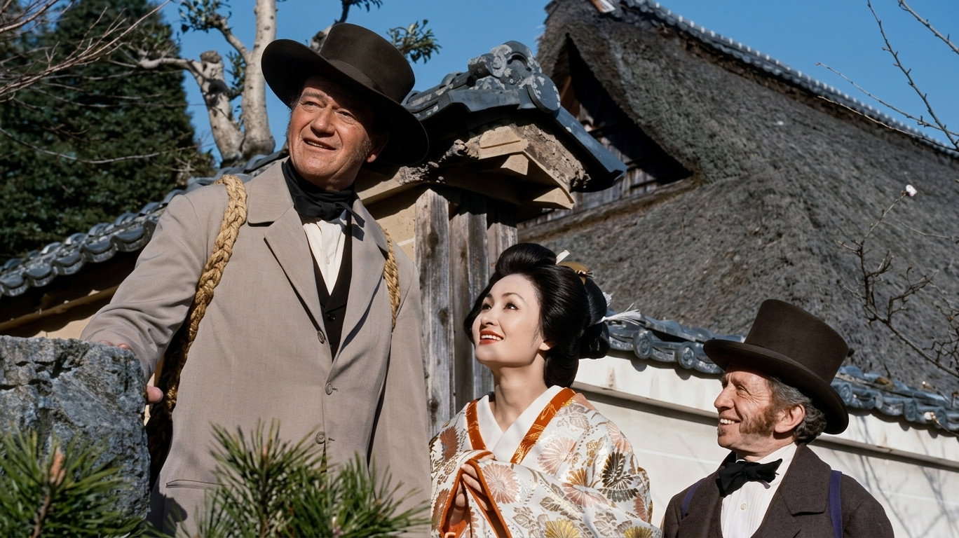 The Barbarian and the Geisha Background