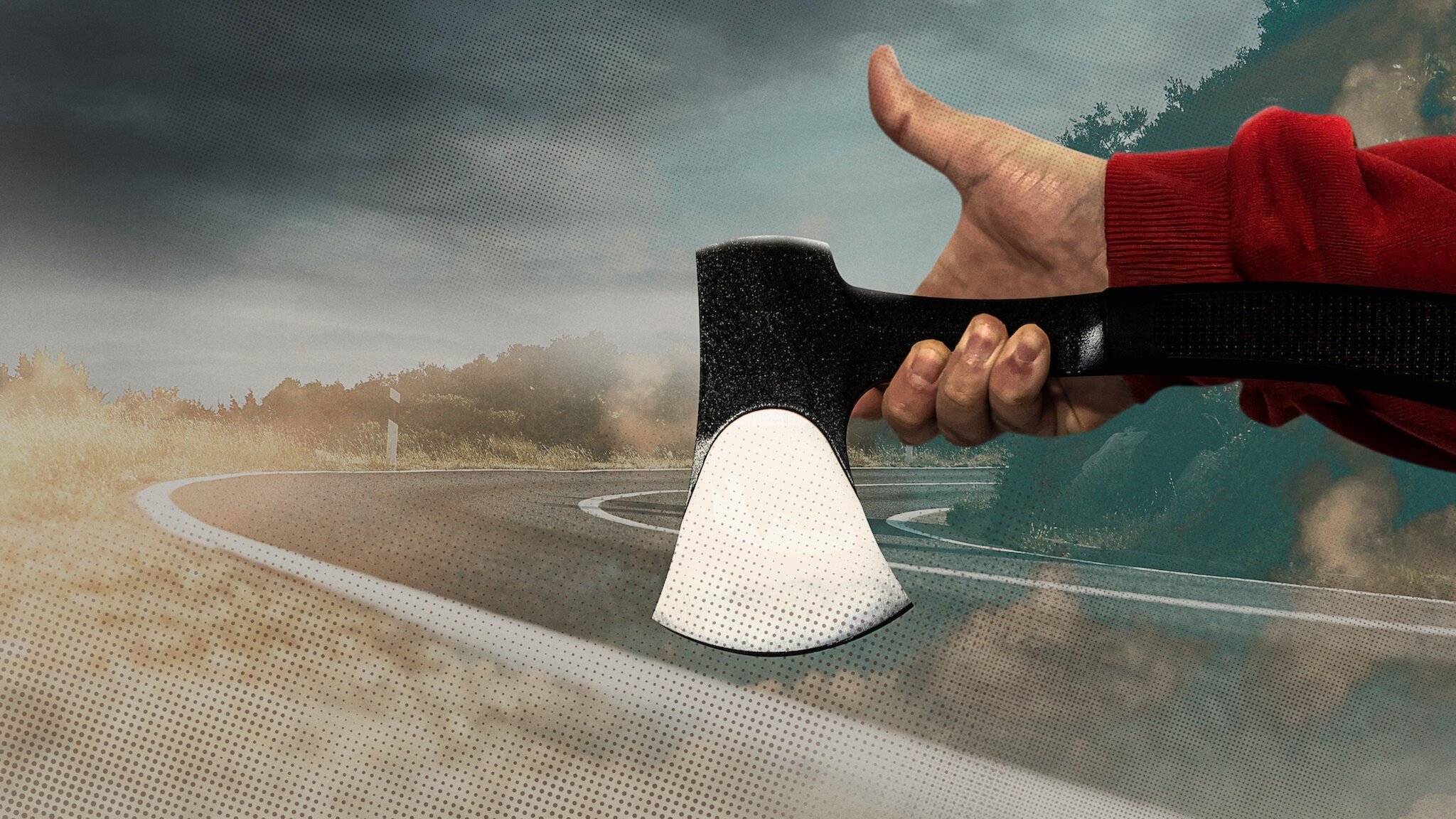 The Hatchet Wielding Hitchhiker Background