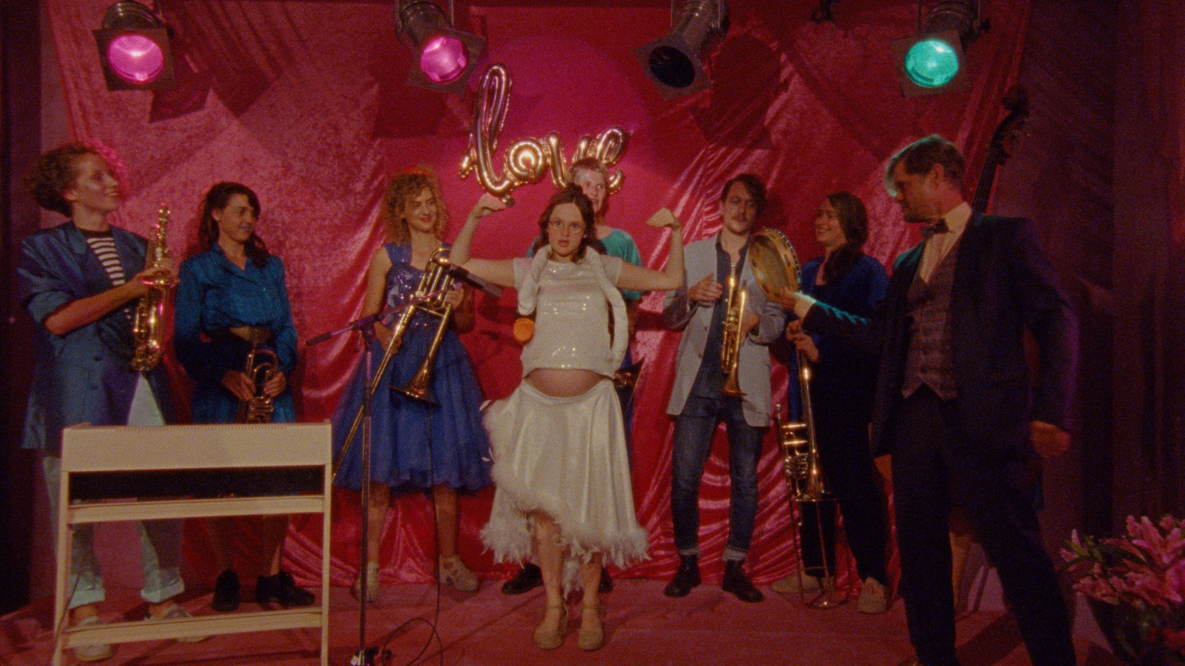 Potted Palm Trees Background