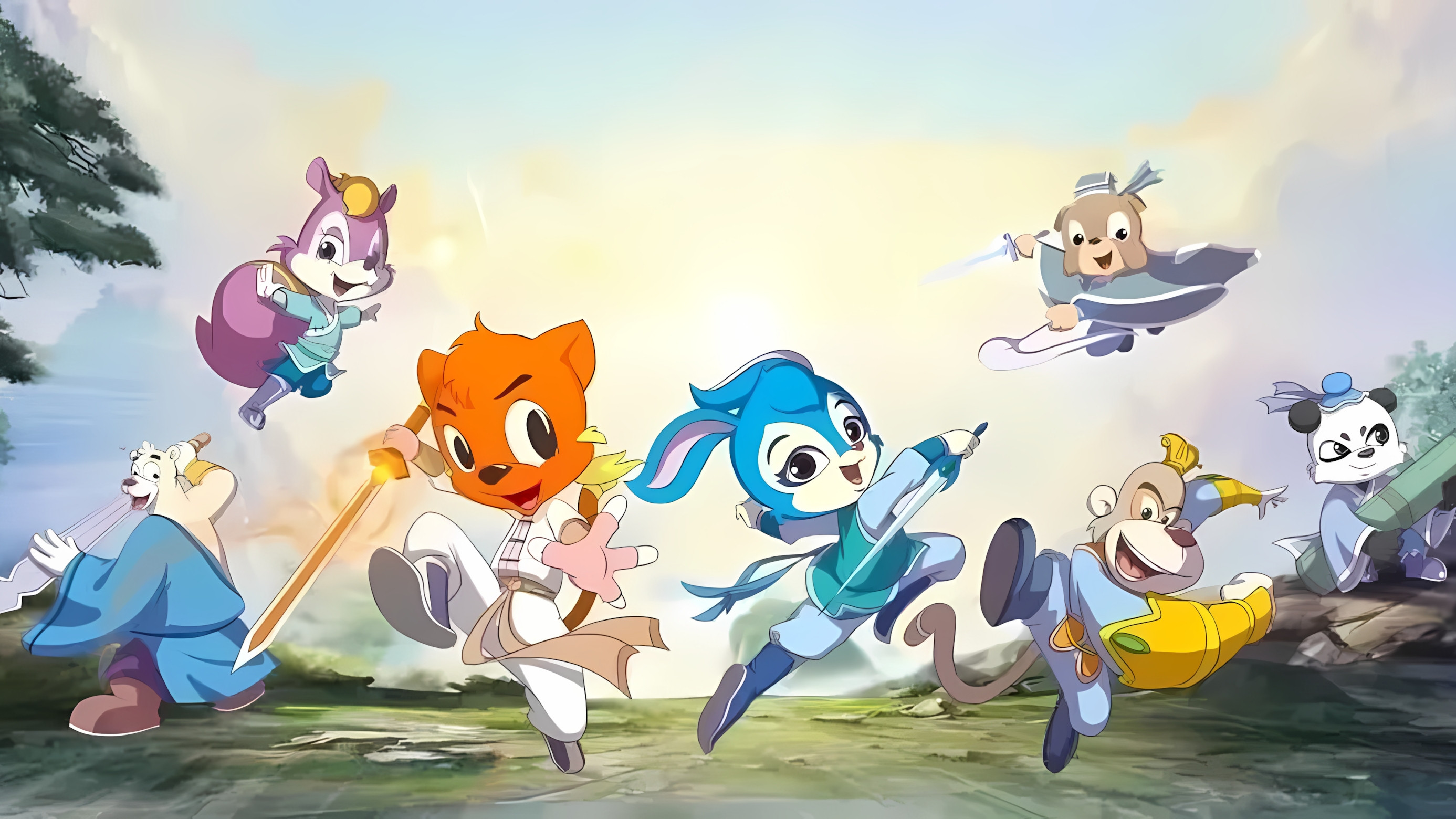 Hongmao and Lantu: Martial Arts Series Background