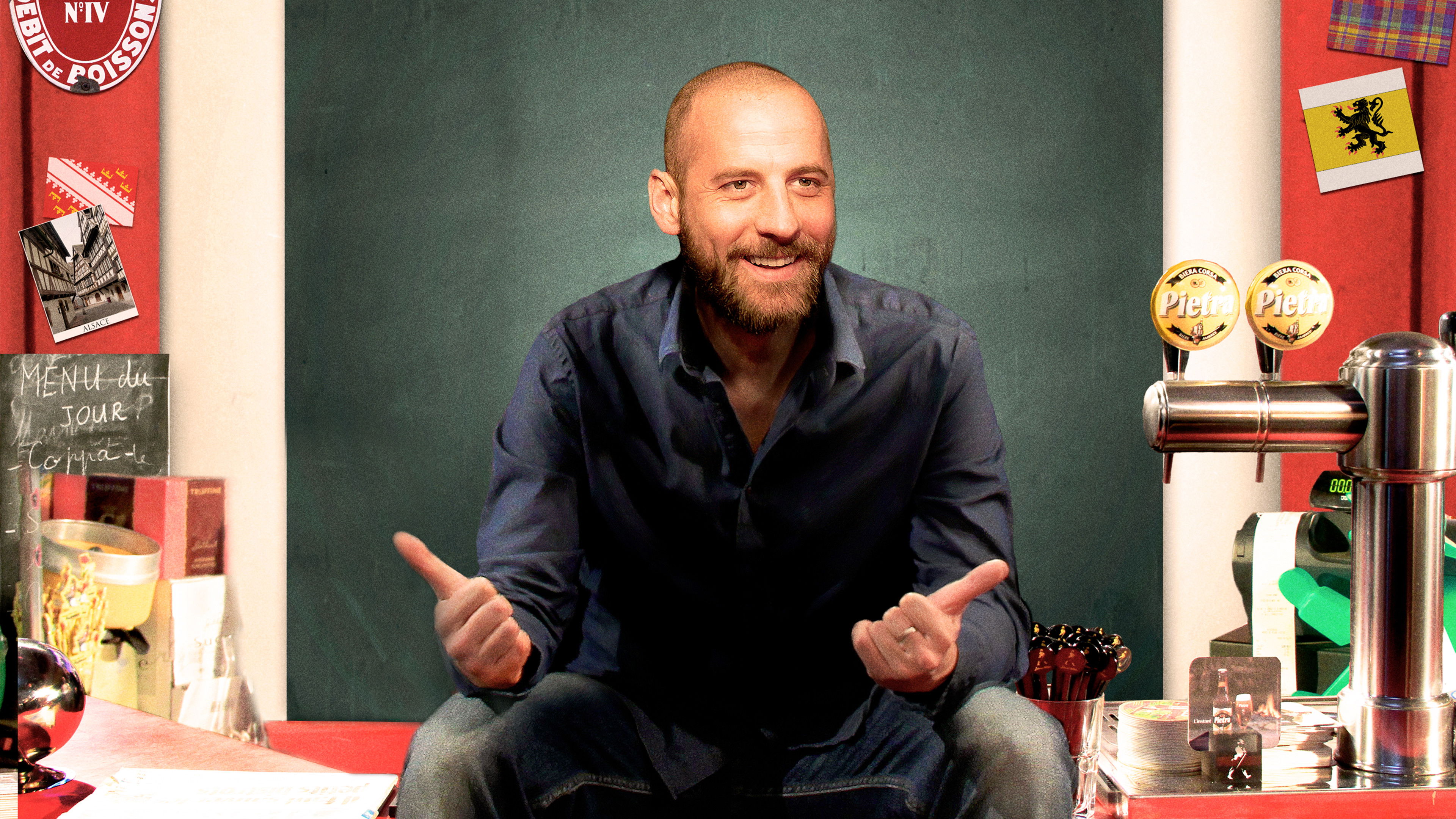 Au bistro du coin Background