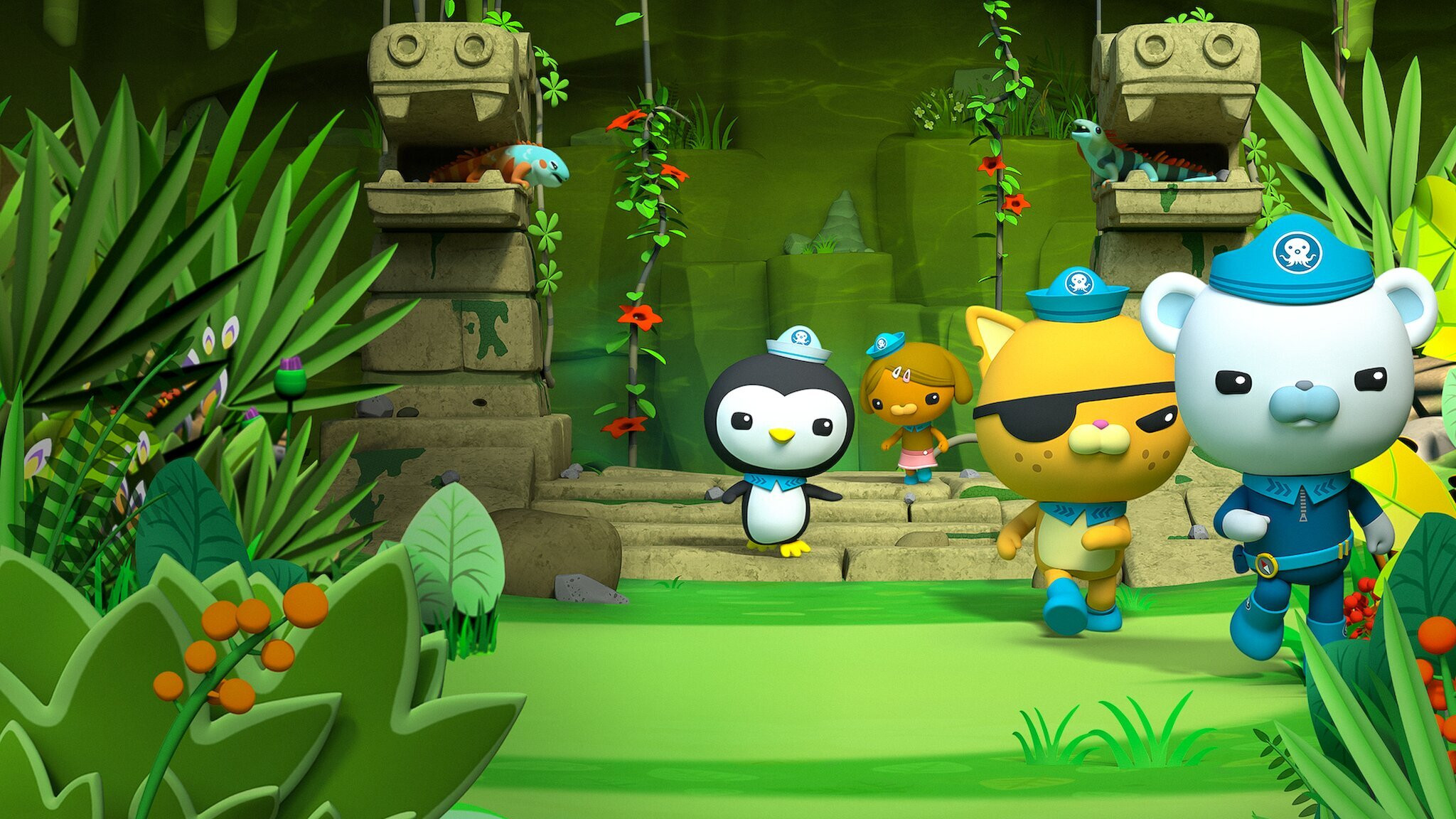 Octonauts and the Caves of Sac Actun Background