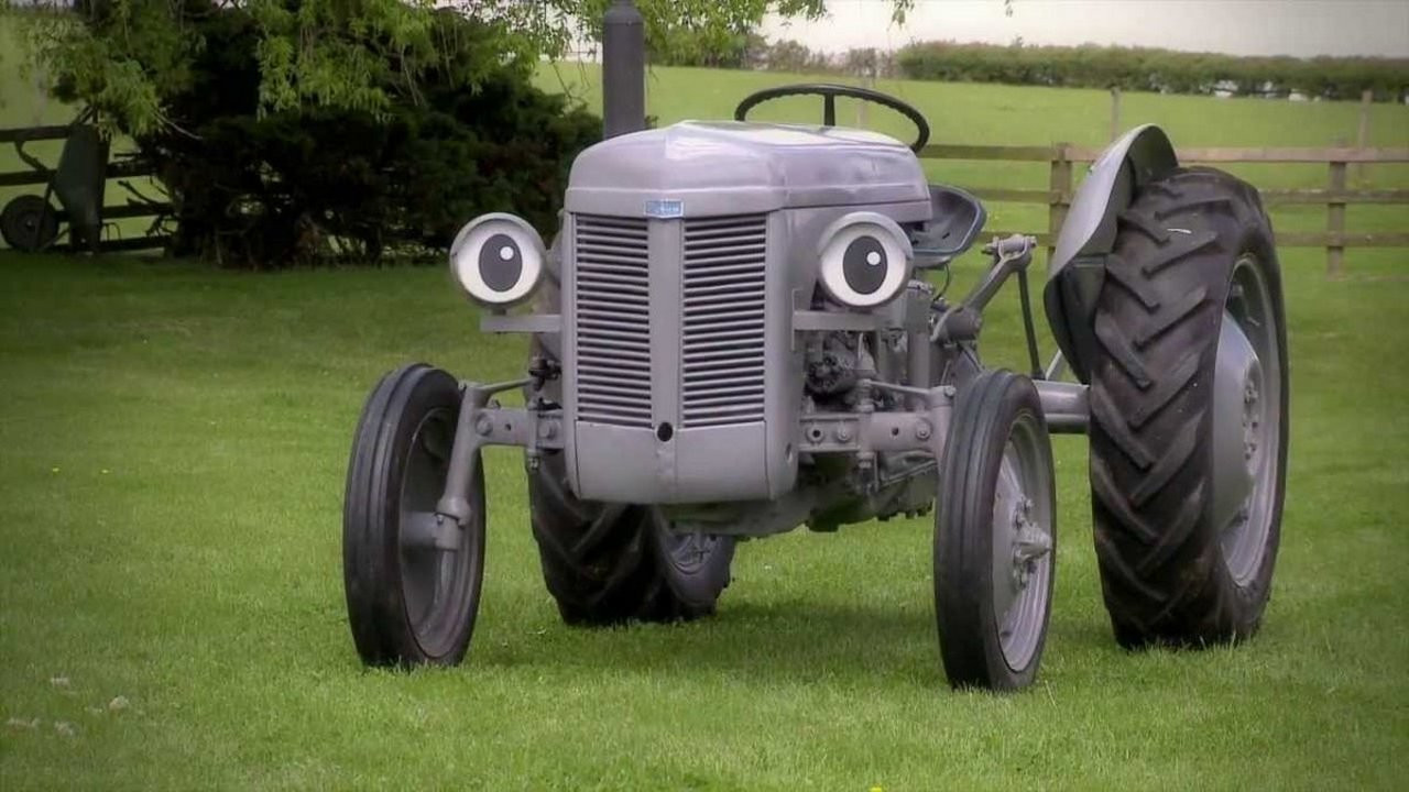 Little Grey Fergie: Country Fun! Background