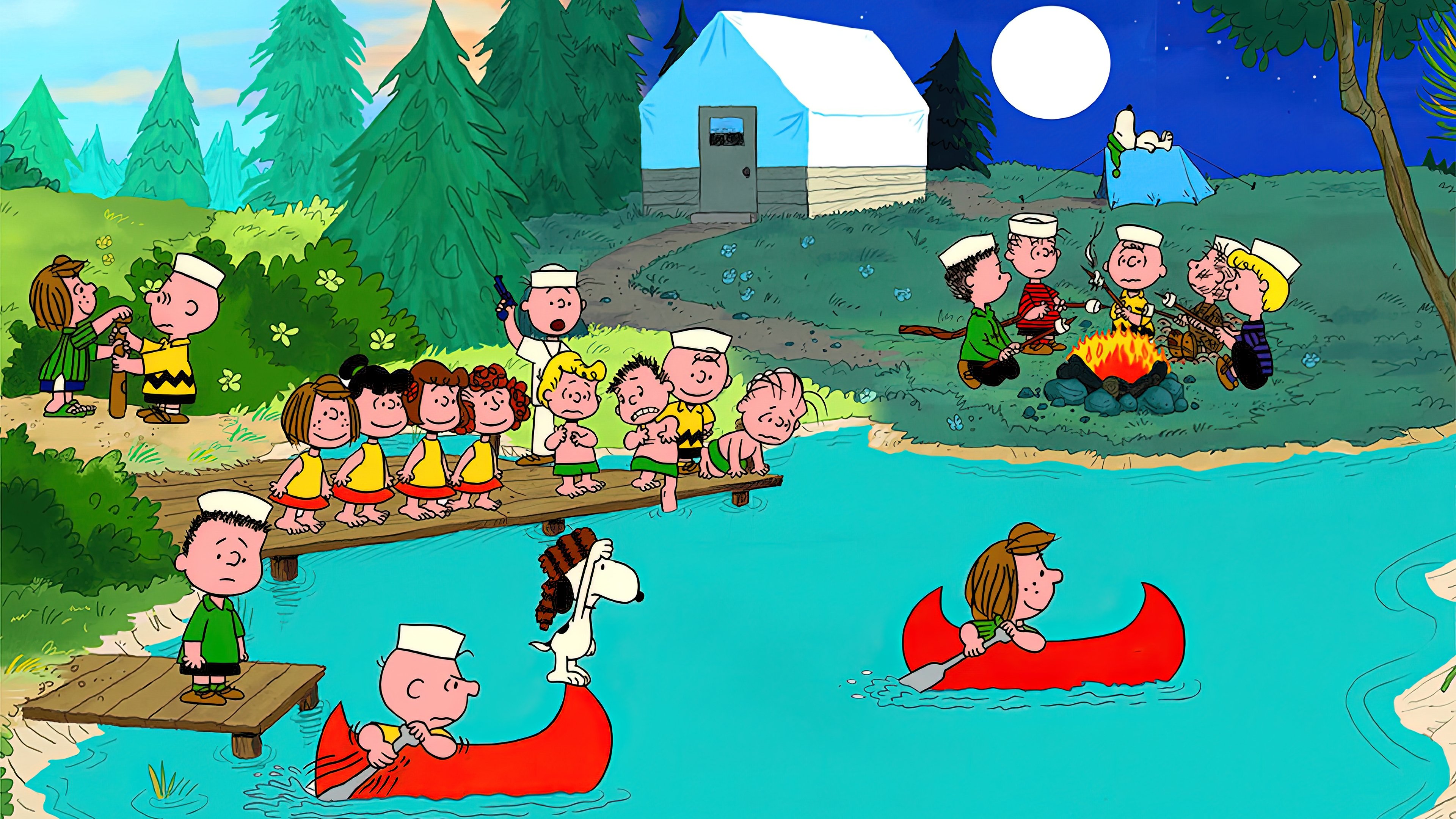 It Was a Short Summer, Charlie Brown Background