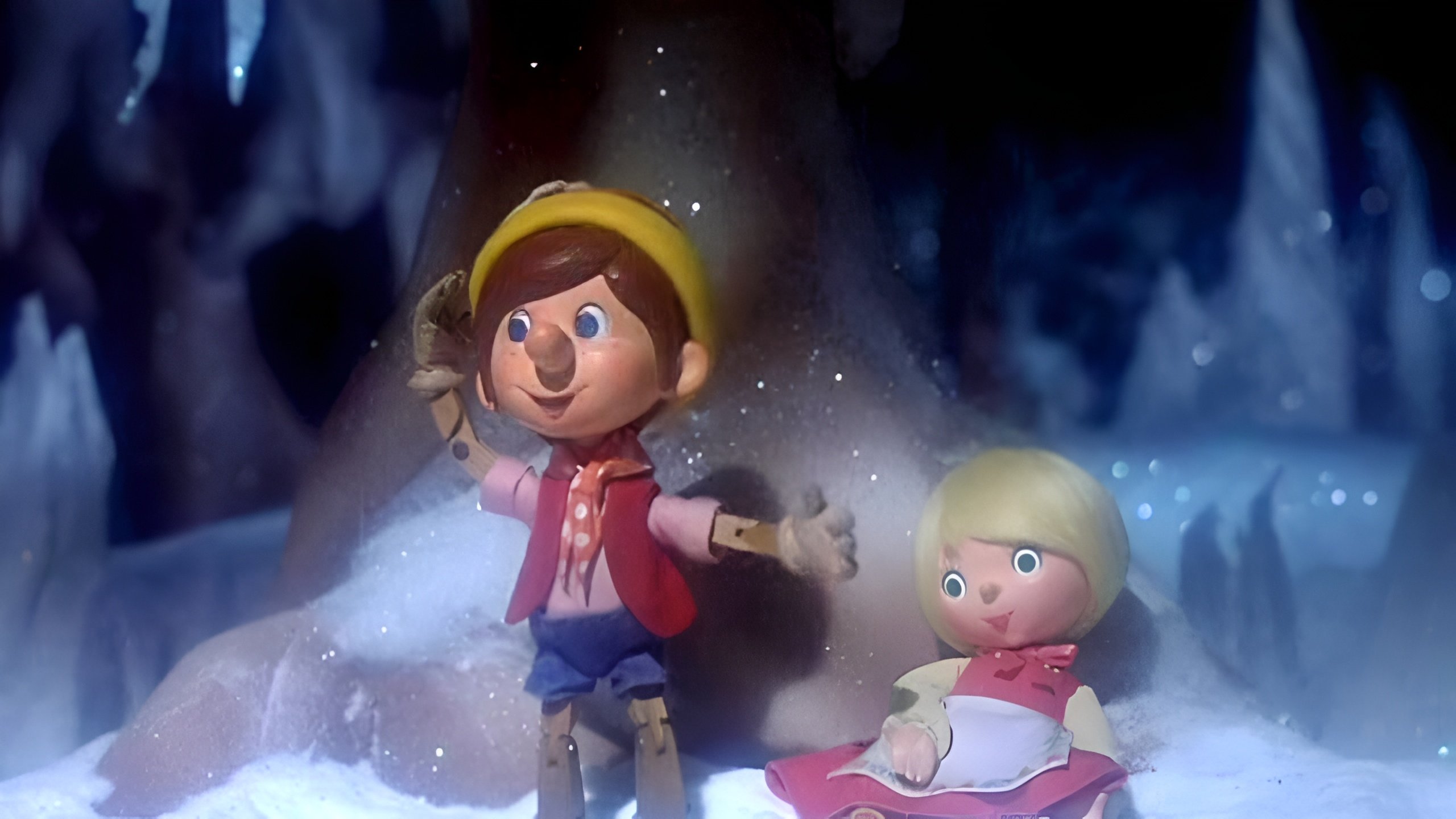Pinocchio's Christmas Background