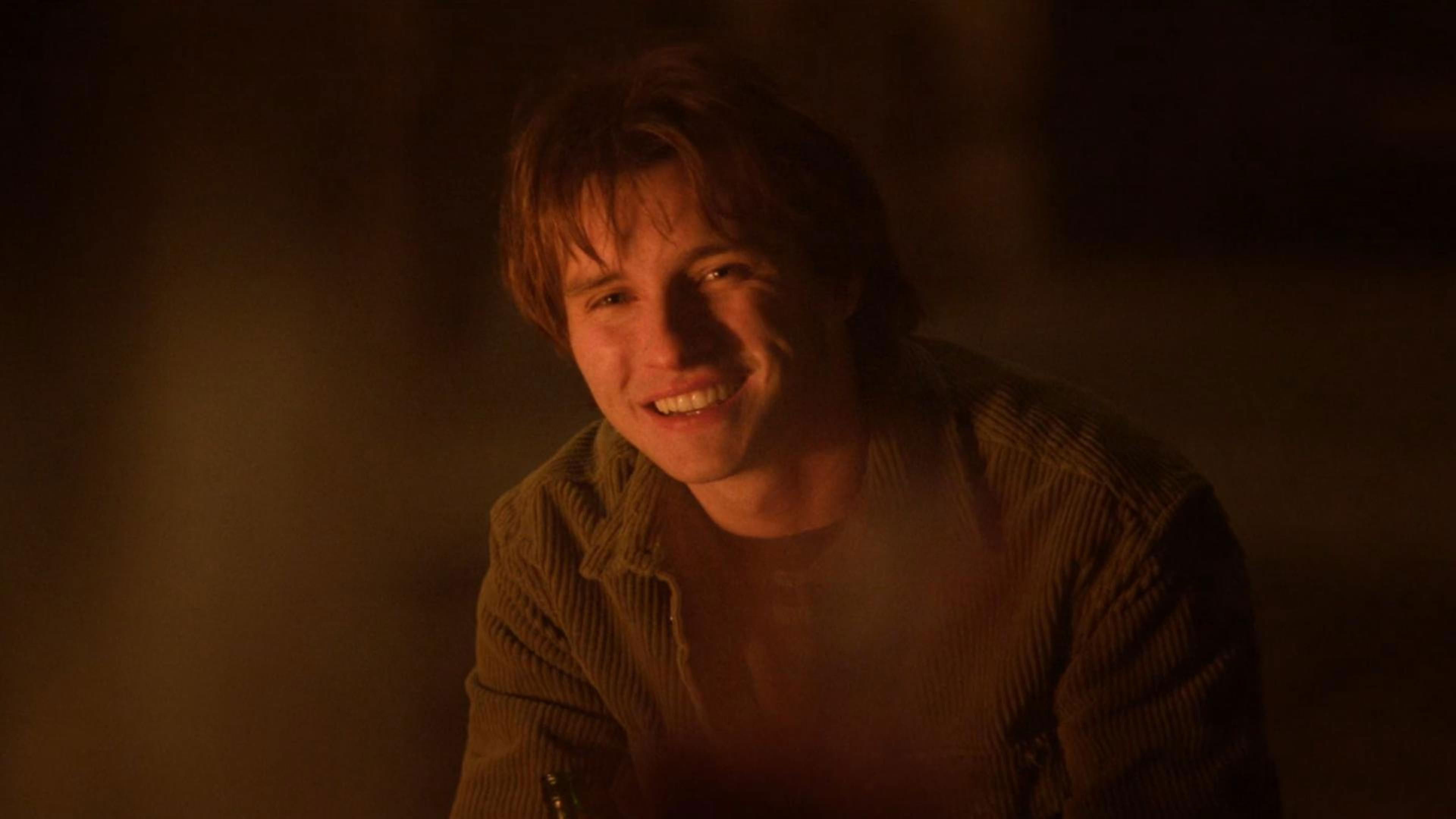 Clown in a Cornfield Background