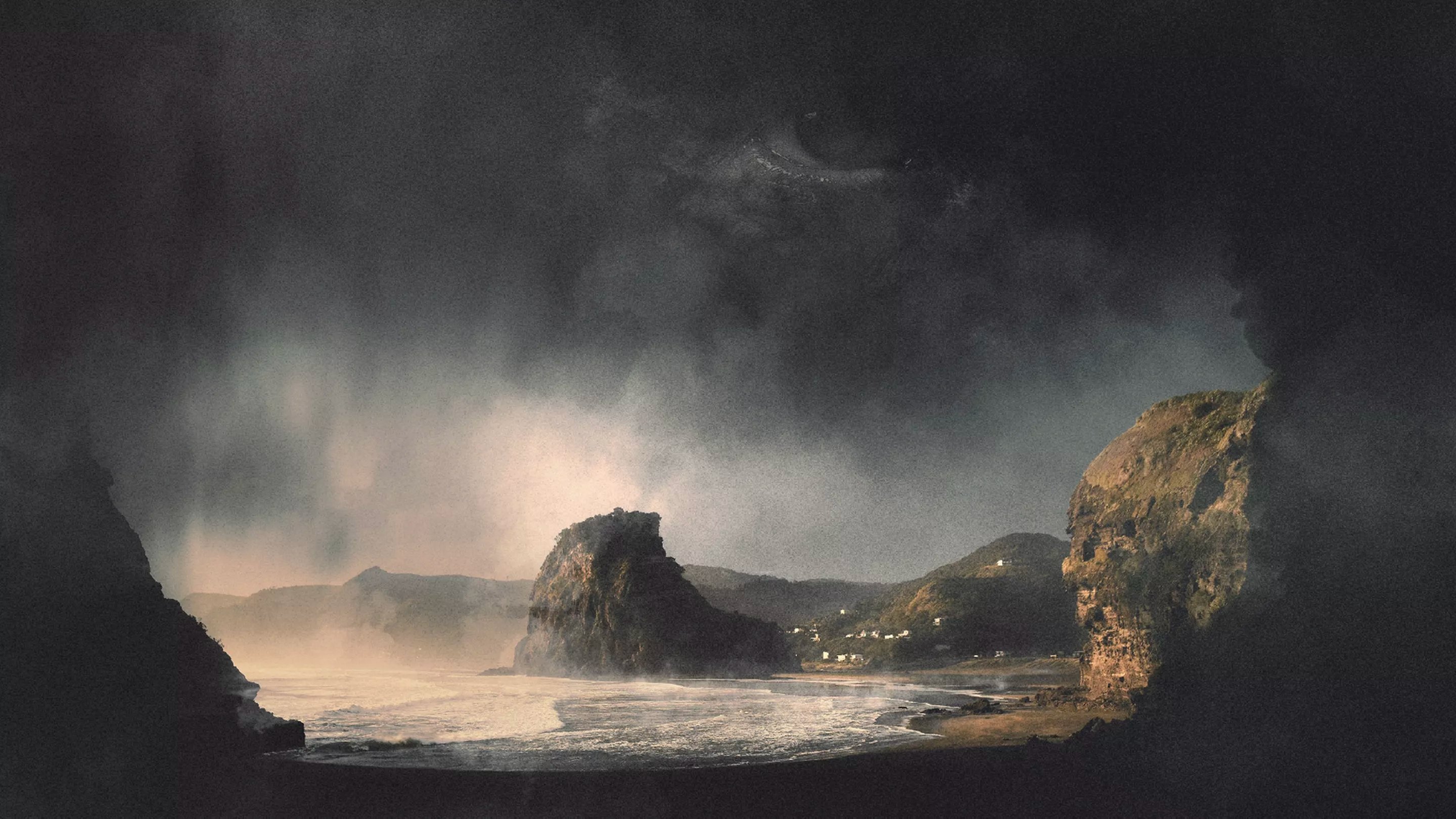 Black Coast Vanishings Background