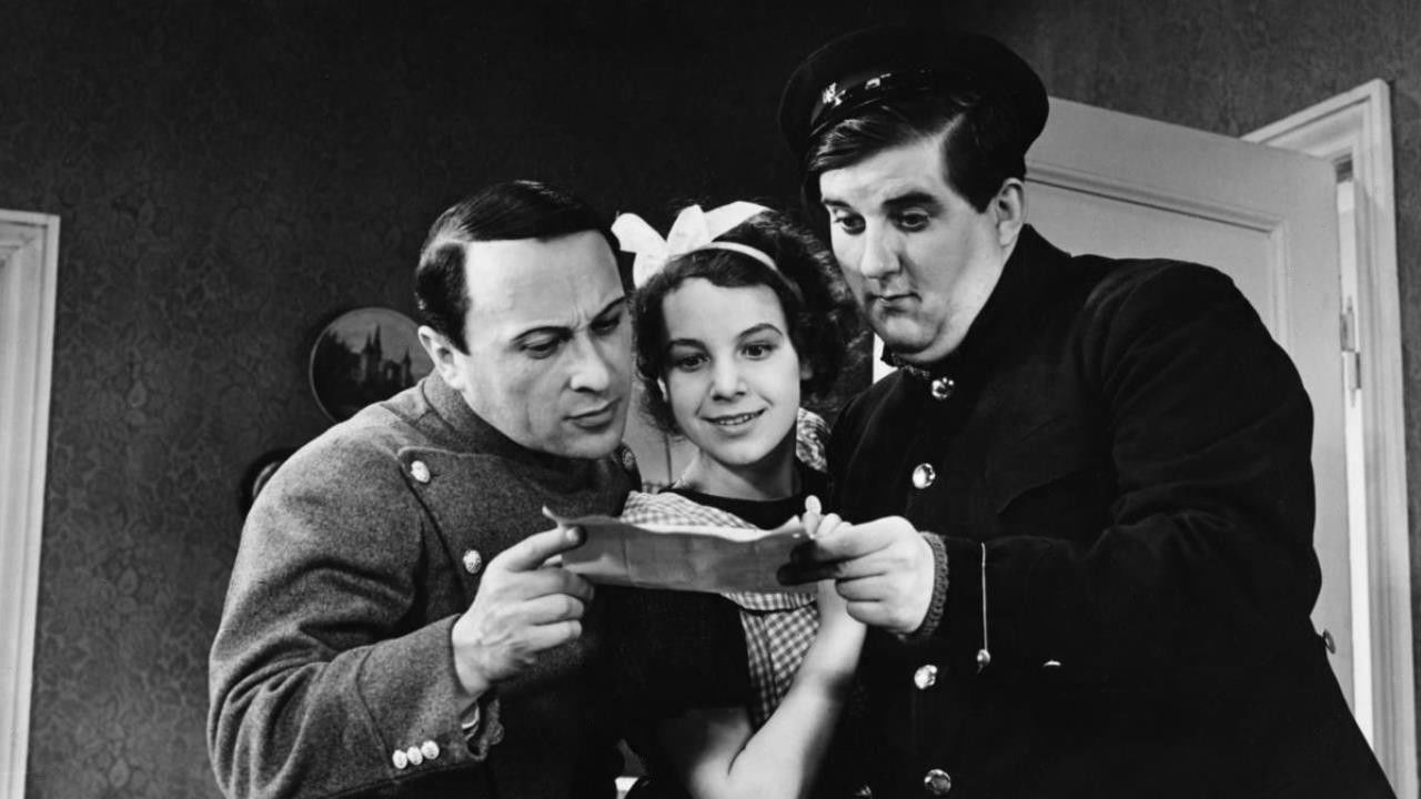 Ud i den kolde sne Background