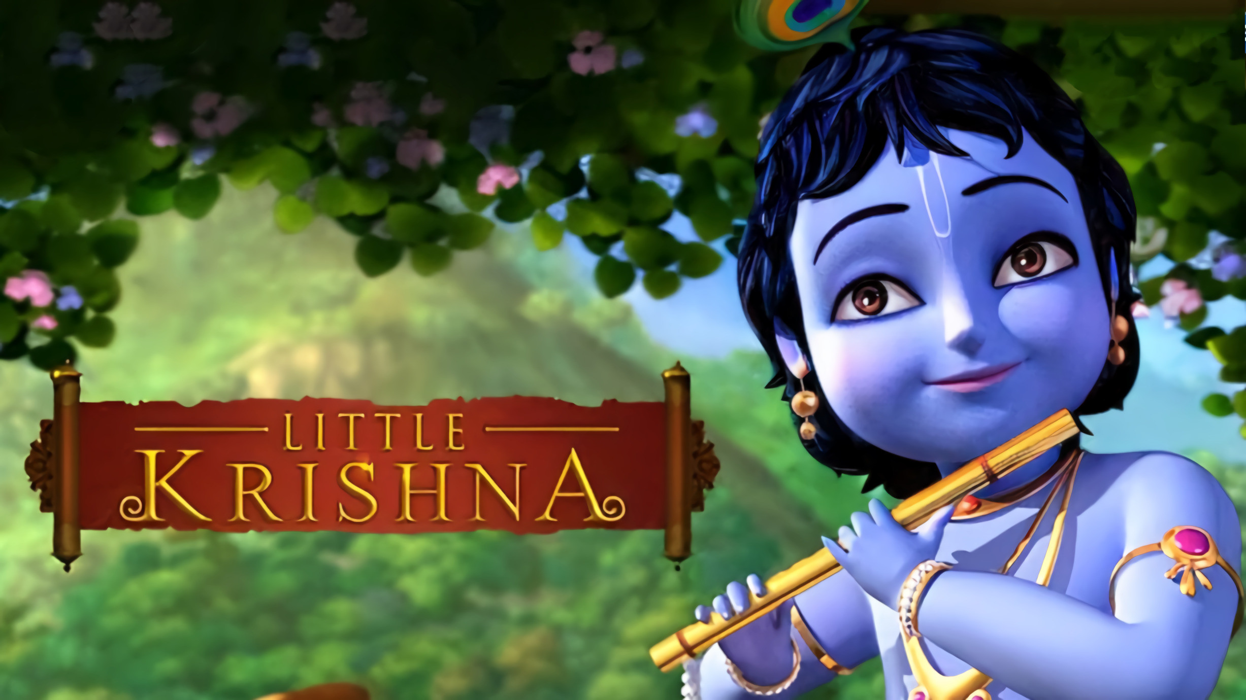 Little Krishna Background