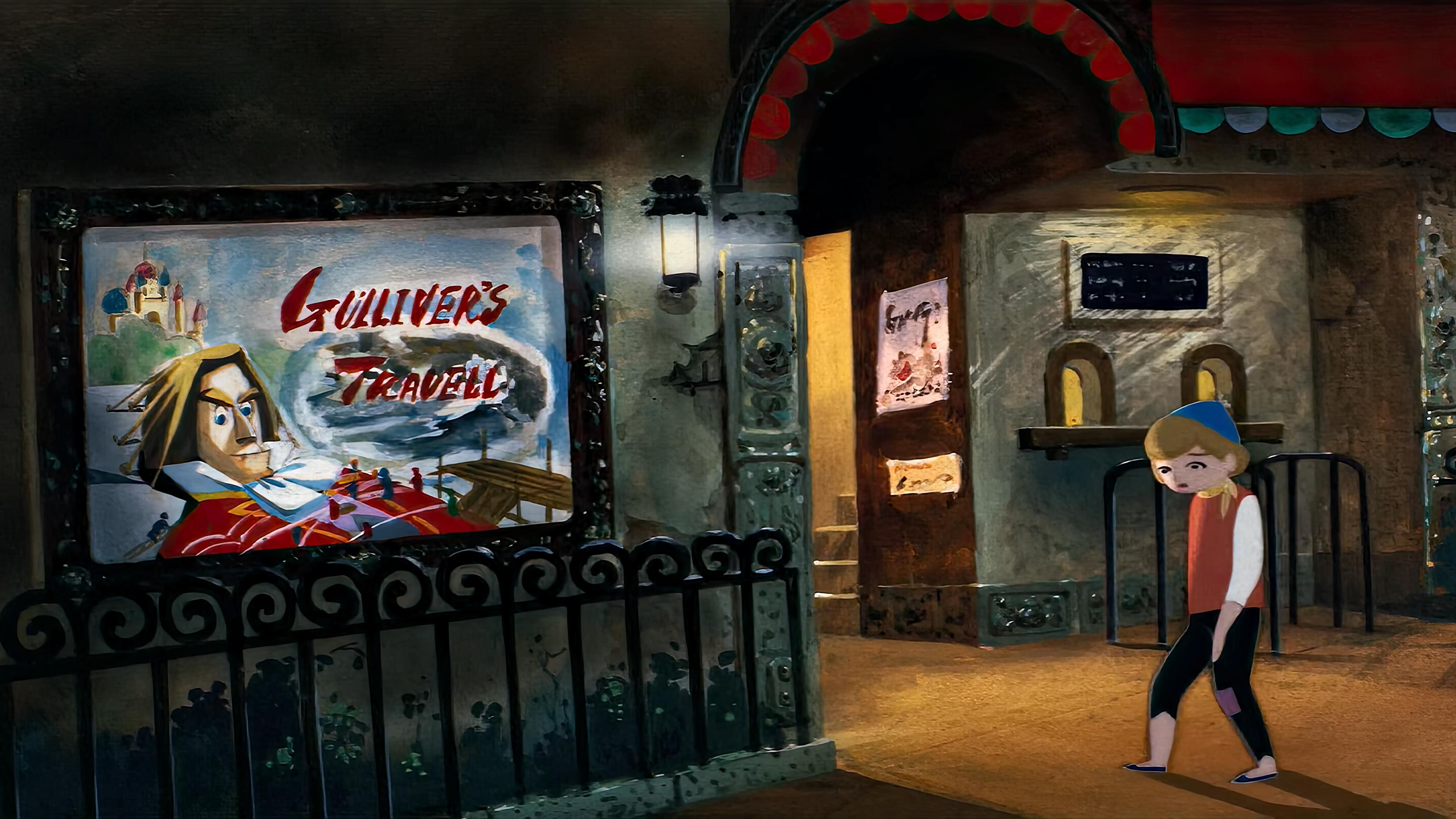 Gulliver's Travels Beyond the Moon Background