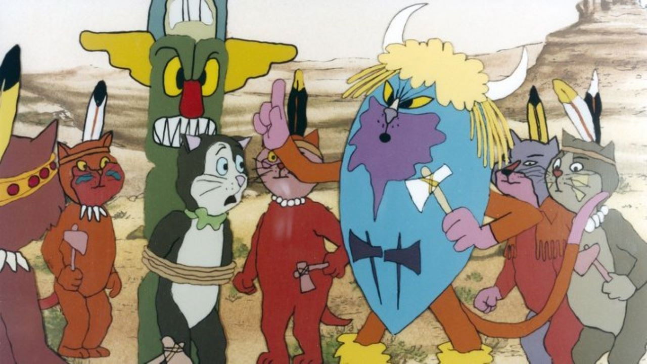 Peter-No-Tail in Americat Background