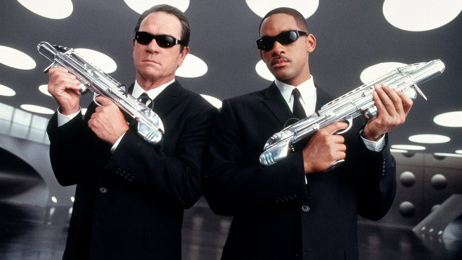 Men in Black Background